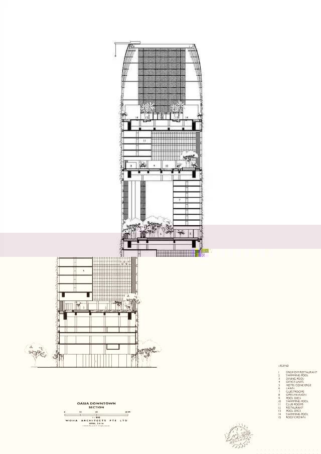 新加坡的生态建築專業戶，又建了一個長滿綠植的酒店第9張圖片